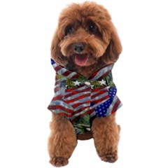 Usa United States Of America Images Independence Day Dog Coat by Ket1n9