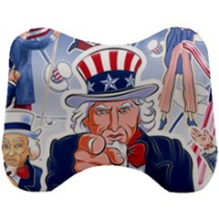 United States Of America Images Independence Day Head Support Cushion