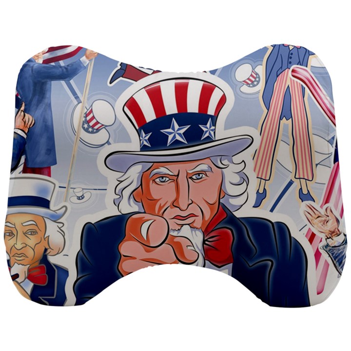 United States Of America Images Independence Day Head Support Cushion