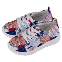 United States Of America Images Independence Day Kids  Lightweight Sports Shoes by Ket1n9