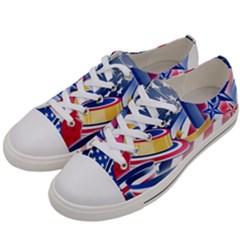 Independence Day United States Of America Men s Low Top Canvas Sneakers