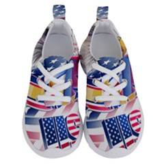 United States Of America Usa  Images Independence Day Running Shoes by Ket1n9