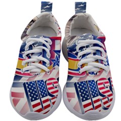 Independence Day United States Of America Kids Athletic Shoes by Ket1n9