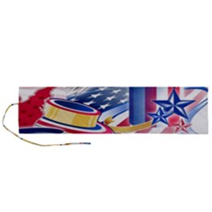 United States Of America Usa  Images Independence Day Roll Up Canvas Pencil Holder (l) by Ket1n9