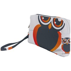 Owl Logo Wristlet Pouch Bag (small) by Ket1n9