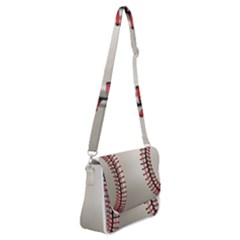 Baseball Shoulder Bag With Back Zipper by Ket1n9