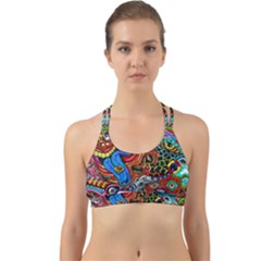 Art Color Dark Detail Monsters Psychedelic Back Web Sports Bra by Ket1n9