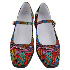 Art Color Dark Detail Monsters Psychedelic Women s Mary Jane Shoes by Ket1n9