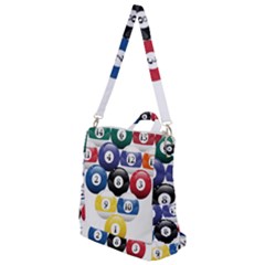 Racked Billiard Pool Balls Crossbody Backpack