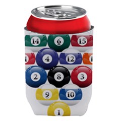 Racked Billiard Pool Balls Can Holder