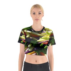 Bright Peppers Cotton Crop Top by Ket1n9