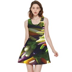 Bright Peppers Inside Out Reversible Sleeveless Dress