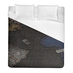 World Map Duvet Cover (full/ Double Size) by Ket1n9