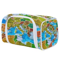 World Map Toiletries Pouch by Ket1n9