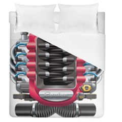 Car Engine Duvet Cover (queen Size) by Ket1n9
