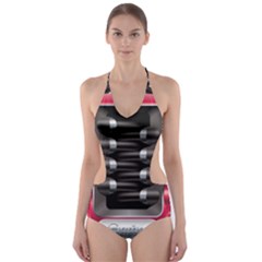 Car Engine Cut-out One Piece Swimsuit by Ket1n9