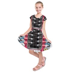 Car Engine Kids  Short Sleeve Dress by Ket1n9