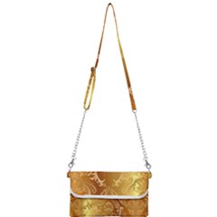 Golden Pattern Vintage Gradient Vector Mini Crossbody Handbag by Ket1n9