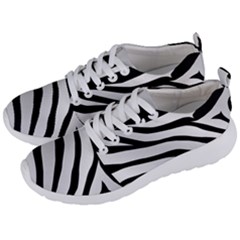 White Tiger Skin Men s Lightweight Sports Shoes by Ket1n9