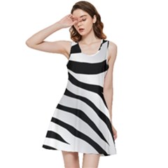 White Tiger Skin Inside Out Racerback Dress