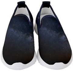 Cosmos-dark-hd-wallpaper-milky-way Kids  Slip On Sneakers by Ket1n9