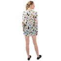 Insect Animal Pattern Long Sleeve Chiffon Shirt View2