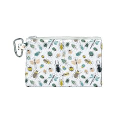 Insect Animal Pattern Canvas Cosmetic Bag (small) by Ket1n9