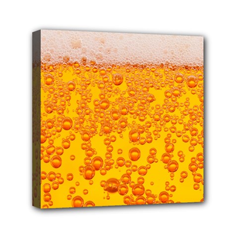 Beer Alcohol Drink Drinks Mini Canvas 6  X 6  (stretched) by Ket1n9