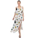 Insect Animal Pattern Maxi Chiffon Cover Up Dress View1