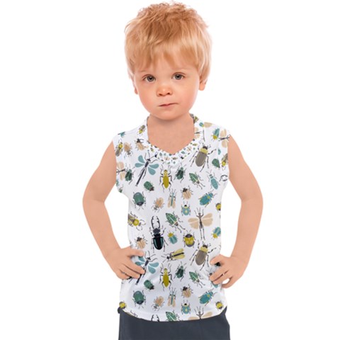 Insect Animal Pattern Kids  Sport Tank Top by Ket1n9