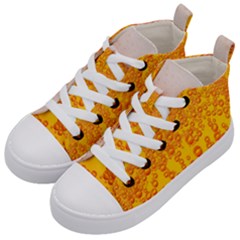 Beer Alcohol Drink Drinks Kids  Mid-top Canvas Sneakers by Ket1n9