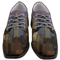 Skyline-city-manhattan-new-york Women Heeled Oxford Shoes by Ket1n9