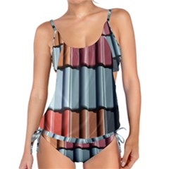 Shingle-roof-shingles-roofing-tile Tankini Set by Ket1n9