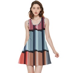 Shingle-roof-shingles-roofing-tile Inside Out Reversible Sleeveless Dress