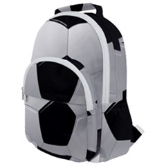 Soccer Ball Rounded Multi Pocket Backpack by Ket1n9