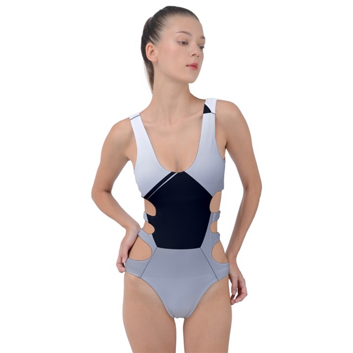 Soccer Ball Side Cut Out Swimsuit