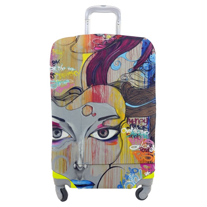 Graffiti-mural-street-art-painting Luggage Cover (Medium)