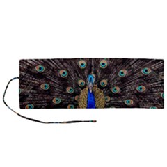 Peacock Roll Up Canvas Pencil Holder (m) by Ket1n9