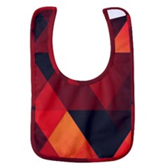 Abstract Triangle Wallpaper Baby Bib by Ket1n9