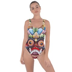 Wood Sculpture Bali Logo Bring Sexy Back Swimsuit by Ket1n9