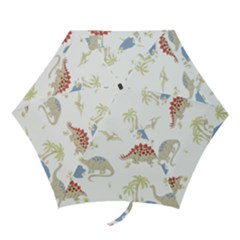 Dinosaur Art Pattern Mini Folding Umbrellas by Ket1n9