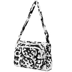 Ying Yang Tattoo Front Pocket Crossbody Bag by Ket1n9