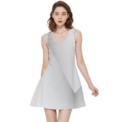 Background-pattern-stripe Inside Out Reversible Sleeveless Dress
