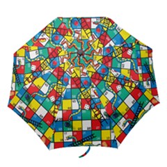 Snakes And Ladders Folding Umbrellas by Ket1n9