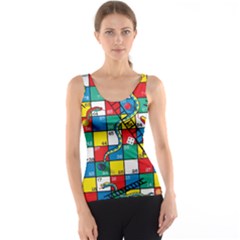 Snakes And Ladders Women s Basic Tank Top by Ket1n9