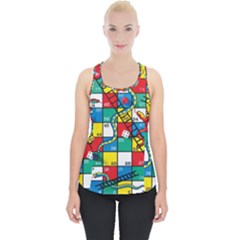 Snakes And Ladders Piece Up Tank Top by Ket1n9