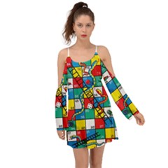 Snakes And Ladders Boho Dress by Ket1n9