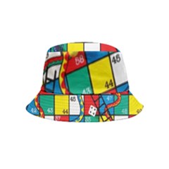 Snakes And Ladders Inside Out Bucket Hat (kids) by Ket1n9