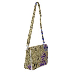 Traditional Art Batik Pattern Shoulder Bag With Back Zipper by Ket1n9