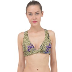 Traditional Art Batik Pattern Classic Banded Bikini Top by Ket1n9